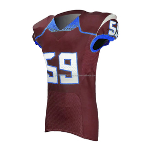 Factory Manufacturers American Football Jersey High Quality Customizable Heat-Transfer Printed Plus Size Adult Unisex 100% - Product Image 1