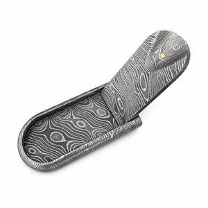 Jexmoo Custom Handmade Damascus Steel Square Smoking Pipe <b>Stand</b> Modern Design Home Decor Unique Pattern Accessory Gift - Product Image 1