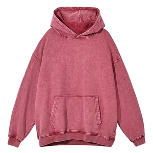 Sudadera con Capucha 100% Algodón, Estilo Urbano, Lavada, 500 g/m², Fabricante de Sudaderas con Capucha para Hombre, Lavado a la Piedra, Oversize, Lavado Ácido, Personalizada - Product Image 1