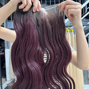 Top vente en gros 8-32 pouces vietnamien cheveux bruts dentelle frontale perruque textures droites HD pour les femmes noires non traitées Hd dentelle frontale perruque - Product Image 2