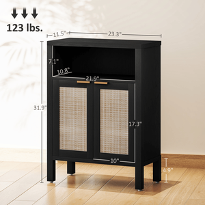 Credenza Ecologica in Legno Massello di Mango e Teak, Mobile per Sala da Pranzo, Soggiorno, Seminterrato e Uso Domestico - Product Image 4
