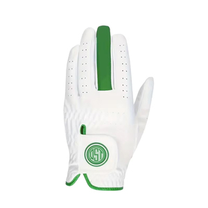 Genuine Leather Golf <b>Gloves</b> Left Right Hand Breathable Grip Professional Tournament Training Custom Logo Team Wholesale OEM QST - Product Image 1