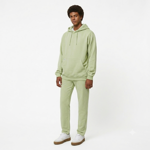 AL1351526 Wholesale <b>Plain</b> Blank 100% Cotton Woven Spring Eco-Friendly <b>Hoodie</b> Sweatshirt Custom Logo Unisex for Men - Product Image 4