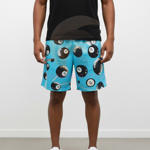 Shorts de football réversibles personnalisés unisexes à sublimation, séchage rapide, respirants, en maille, pour l'été, rugby, football, design fin - Product Image 3