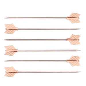 Palillos para Cócteles Arrow Dorados, Juego de 6 Palillos Premium para Cócteles - Product Image 2