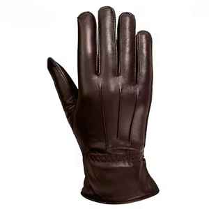 Guantes de Cuero para Hombre, de Piel de Oveja, Servicio OEM, Personalizados, para Uso Diario, Modernos, para Invierno - Product Image 2
