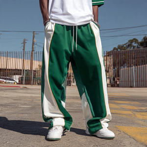 Pantalon de jogging ample en molleton épais de coton et polyester pour homme – Style streetwear et extérieur - Product Image 1