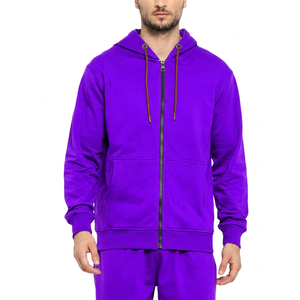 Chándal Ligero y Transpirable para Hombre, con Cierre Completo, 100% Algodón, Corte Regular, con Bolsillos Laterales, para Invierno - Product Image 6