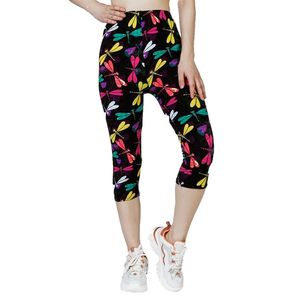 Leggings pour femmes à taille haute, élastiques, pleine longueur, couleur personnalisée, respirants, en spandex/polyester, pour la salle de sport, la remise en forme, l'été - Product Image 1
