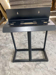 Soporte de hierro tipo pedestal HOME XIANG para filtro de agua manual de 2 etapas de 10 pulgadas Big Blue Jumbo, modelo B1001, grosor de 2.5 mm - Product Image 3