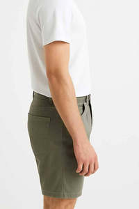 Novedad en Tendencia: Shorts de Mezclilla de Alta Calidad para Hombre, Color Verde Oliva, Diseño Clásico con Bolsillos, Cómodos y Elegantes para un Estilo Urbano - Product Image 6