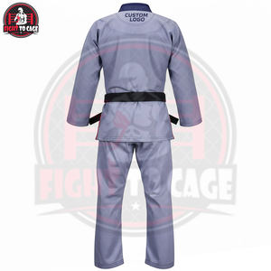 Uniforme de BJJ Flexible, Transpirable, Ligero y de Larga Duración, Ropa de Artes Marciales Estampada de Poliéster y Algodón - Product Image 2