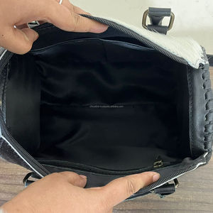 Bolsos de Cuero Vacuno con Pelo, Venta Directa de Fábrica, Bolsos de Viaje de Cuero Genuino de Gran Capacidad para Mujeres y Hombres - Product Image 6