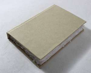 Cuaderno de cáñamo al por mayor de 100 GSM, tapa dura, papel de algodón reciclado diario con bordes irregulares, estilo impreso, cuaderno hecho a mano - Product Image 4