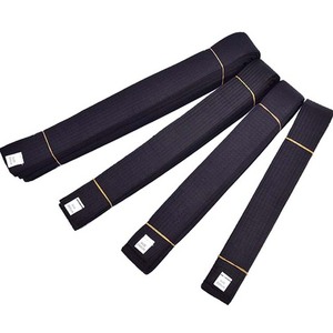 Cinturón de Jiu Jitsu Brasileño para Adultos - Cinturón de BJJ para Artes Marciales con Logotipo Frontal, Elástico y Lavado, de Algodón - Product Image 1