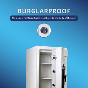 Protector Safe 1 Small Security Safe <b>Box</b> for Money <b>Storage</b> Electronic Digital <b>Lock</b> Anti-Theft Solid Steel Home & Hotel Use - Product Image 2