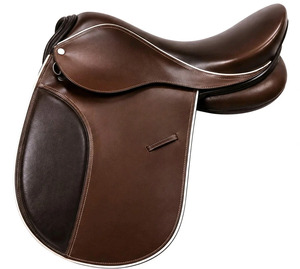 Silla de Montar Inglesa de Cuero Genuino, Hecha a Mano, Cómoda, Duradera, Ligera, Clásica, para Equitación - Product Image 3