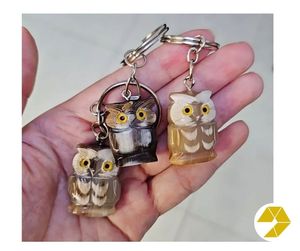 Llavero Ecológico de Cuerno Natural Pintado a Mano con Diseño de Tortuga y Pez |   Proveedor Mayorista de Artesanías de Cuerno de Vietnam de Primera Calidad para Holid - Product Image 5