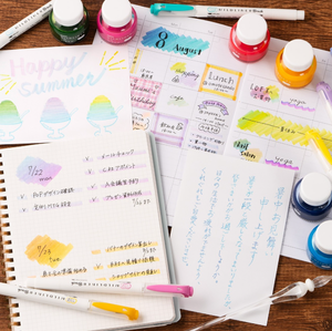 Zebra mildliner Mực chai Set-nhẹ màu xanh Gradient nạp cho mildliner highlighters (SE-WI1-MBL) - Product Image 4