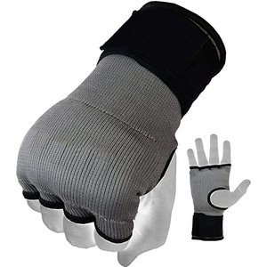 Gants de boxe personnalisés en gel rembourrés pour Muay Thai, vente en gros, avec logo, bandages de boxe en gel rembourrés, sous-gants, bandages rapides - Product Image 4
