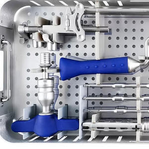 Système d'implants spinaux en alliage de titane : Vis pédiculaires, tiges, crochets, connecteurs croisés – Équipement orthopédique pour la fixation de la colonne vertébrale - Product Image 4