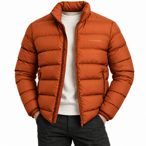 Veste d'hiver rembourrée personnalisée avec logo imprimé, veste à bulles pour homme, veste d'extérieur surdimensionnée pour homme, vestes et manteaux pour homme en vente à prix réduit - Product Image 5