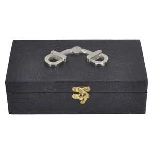 Silver Horse Bit Style Decorative Box Luxury Boxes & <b>Bins</b> Hot Sell Pure Leather Storage Gift Box Custom Size & Color Available - Product Image 4