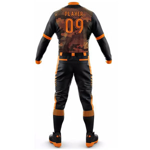 ชุดเบสบอลสกอร์เชอร์สแขนยาวแบบซับลิเมชั่นสำหรับผู้ชาย ระบายเหงื่อได้ดี ทรงพอดีตัว ชุดกีฬาทีม สำหรับทุกฤดูกาล - Product Image 3