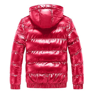 Veste d'hiver matelassée brillante de haute qualité avec capuche, isolée, respirante, éco-responsable, fermeture éclair, OEM ODM, vêtements d'extérieur personnalisés - Product Image 6