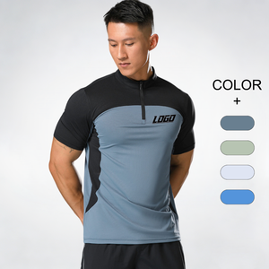 Camiseta Deportiva de Compresión para Hombre con Logotipo Personalizado, Secado Rápido, Corte Regular, Elástica, para Fitness, Running, Tejida, 100% Algodón Orgánico - Product Image 2