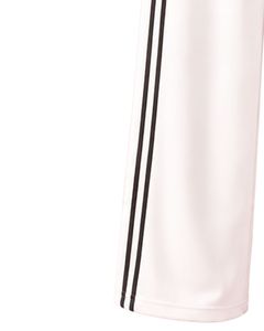 Pantalones Deportivos Anchos Blancos Personalizados de Fabricante con Rayas Laterales Negras para Mujer, Pantalones Casuales de Corte Holgado con Cintura Elástica, Estilo Urbano - Product Image 3