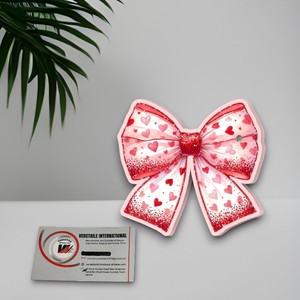 Lindas Placas Magnéticas Acrílicas para Pestañas con Diseño de Corazón Rojo y Lazo para el Día de San Valentín, Extensiones de Pestañas de Marca Privada, Forma de Flor, Cuadrado y Diamante - Product Image 5