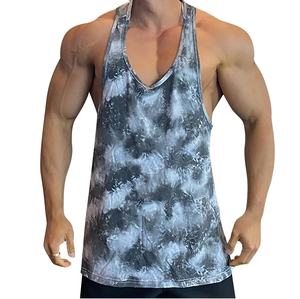 New Wholesale 100% Cotton O-Neck Muscle Tank Tops <b>Vest</b> Breathable <b>White</b> Plain Dye for <b>Men</b> Knitted Weaving Method - Product Image 2