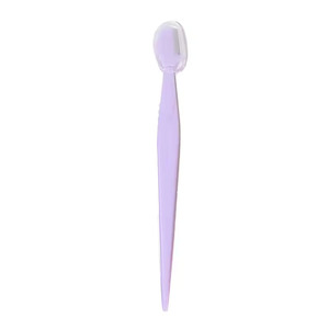 Rasoir à sourcils en plastique avec pointe dentelée, outil de maquillage de précision pour le modelage des sourcils, manche coloré avec capuchon - Product Image 2