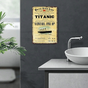 CIFbuy Targa Vintage in Alluminio 12x8 Pollici (30.5x20.3cm) TikTok per Servizio Ritiro Temu - Product Image 4