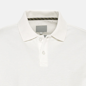 Polo pour hommes, Design personnalisé, couleur blanche unie, tissu de picots 100% coton, respirant, séchage rapide - Product Image 2
