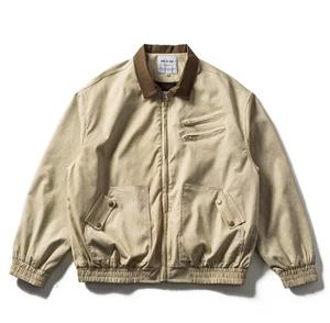 Blouson Bomber en Jean pour Homme, Couleur Unie, Col Rabattu, Fermeture Éclair, Coupe-Vent, Style Décontracté Workwear, Vêtement d'Automne, Coupe Droite - Product Image 6