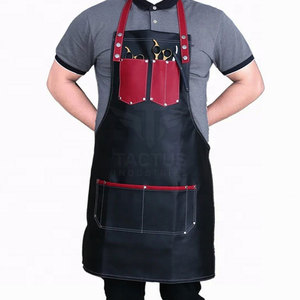 Factory Price High Quality Barber <b>Aprons</b> Durable <b>Leather</b> Made Best Fabric Comfortable Wear Barber <b>Aprons</b> - Product Image 1