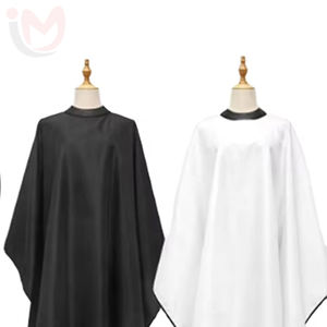 Capa de Barbero Impermeable y Ecológica con Logotipo Personalizado, Capas Profesionales de Pongee para Corte de Cabello - Product Image 2