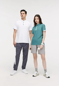 Camiseta Polo de Algodón para Hombre, Uso Diario, Color Sólido, Prenda Cómoda - Product Image 4