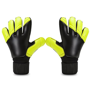 Professional Adjustable Unisex Football Goalkeeper <b>Gloves</b> with Finger Protection Thickened Leather - Product Image 3