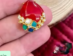 ต่างหูห้อยประดับเพชรซิร์คอนชุบทองคุณภาพพรีเมียมสวยงามสำหรับผู้หญิงและเด็กผู้หญิงสำหรับงานเลี้ยงตอนเย็น - Product Image 2