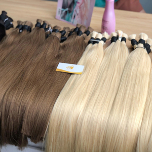 Minh Khang Premium Hair Ofrece Cabello Natural Liso Remy de Alta Calidad de Vietnam, Suave, Sedoso, Sin Procesar, Virgen, de Lujo, 100g - Product Image 1