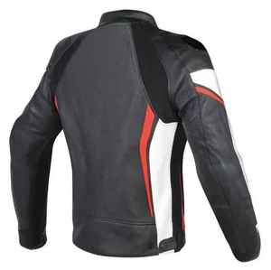 Nouvelles vestes de moto de course en cuir véritable de haute qualité, coupe-vent, respirantes, avec logo frontal, pour l'hiver - Product Image 5