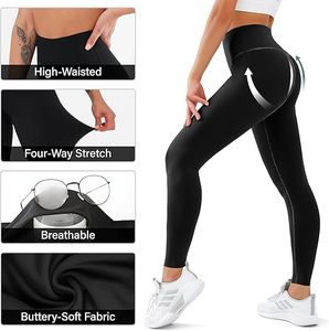 Leggings de Cintura Alta para Mujer, Control de Abdomen, Pantalones de Yoga Suaves como la Mantequilla, Leggings Deportivos para Gimnasio, Entrenamiento y Running - Product Image 2