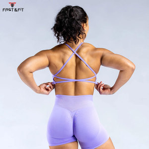 Conjuntos de Yoga para Fitness, Leggings de Cintura Alta Transpirables con Estiramiento en Cuatro Direcciones y Logotipo Personalizado, Ropa Deportiva para Mujer - Product Image 3