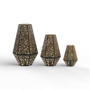Metal Custom Laser Cut Desiging <b>Hurricane</b> Heat Resistance Iron <b>Candle</b> Holder Tabletop Display Decorative Lanterns Cheap Price - Product Image 1
