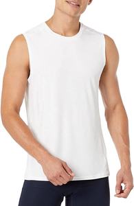 Débardeur de sport décontracté pour hommes débardeur de gymnastique ample pour hommes débardeur Stringer respirant tricoté haut de course - Product Image 3