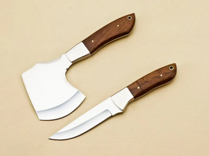 2 Pcs Kitchen <b>Knife</b> <b>Set</b> Stainless Steel Professional Chef <b>Knife</b> <b>Set</b> with <b>Sharp</b> Blade and Wooden Handle - Product Image 3