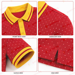 Camiseta Polo de Diseño Personalizado con Logotipo Impreso, Secado Rápido, Tela Premium, Larga Duración, Camiseta Polo para Mujer - Product Image 4